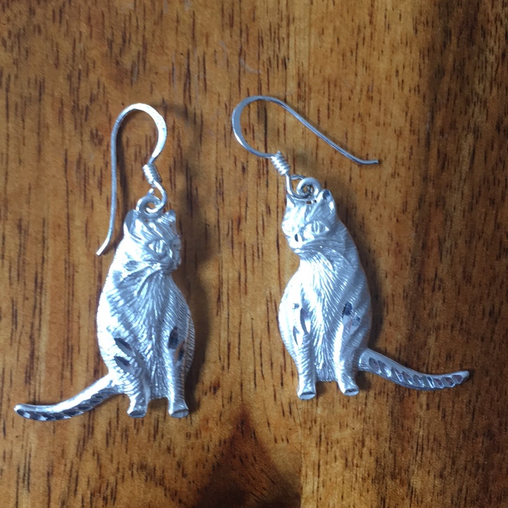 Cat earrings